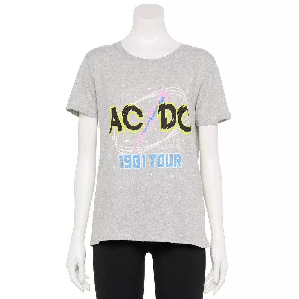 New! AC/DC Rock Band 1981 Tour T-Shirt